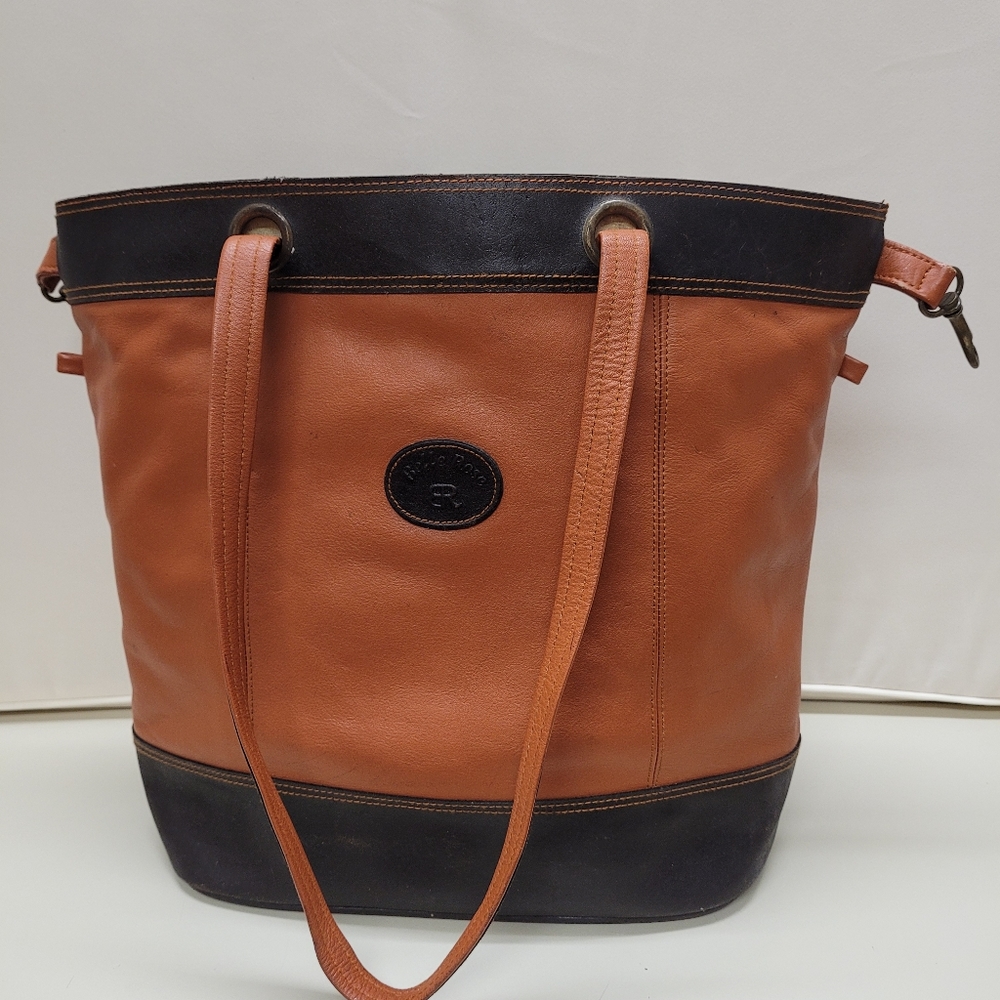 Belle Rose Leather Tote - Picture 2 of 16